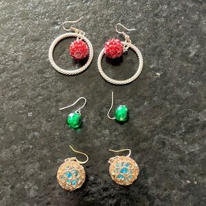 Holiday “Ball” Earring Bundle